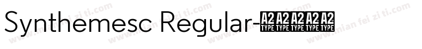 Synthemesc Regular字体转换